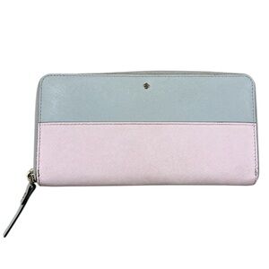 Kate Spade Wallet Light Pink and Gray Colored